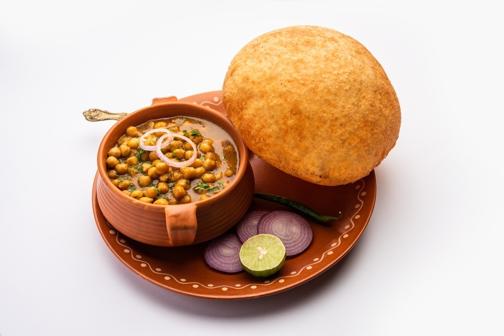 Chole Bhature - one of the famous foods of different states in india