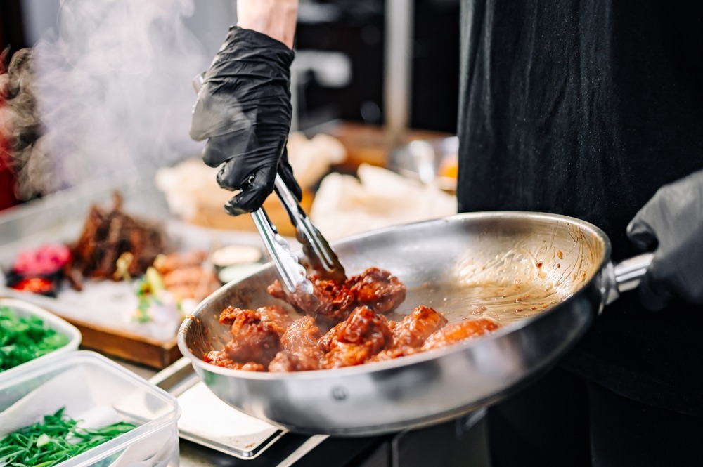 Cooking chicken